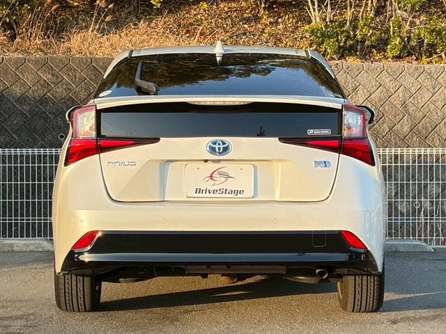 プリウス Aプレミアム ツーリングセレクション 禁煙車 純正9型ナビ バックカメラ 前後ドラレコ 黒革シート 前席シート冷暖 パーキングアシスト レーダークルーズ ヘッドアップディスプレイ LEDヘッドライト ETC 純正17インチAW 車検整備付(25枚目)