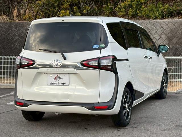 シエンタ Ｇ　禁煙　ユーザー買取　純正ナビ　後席モニター　バックカメラ　両側電動スライドドア　トヨタセーフティ　衝突軽減ブレーキ　フルセグＴＶ　スマートキー　レーンキープ　ＥＴＣ　法定整備点検付　保証１年（8枚目）