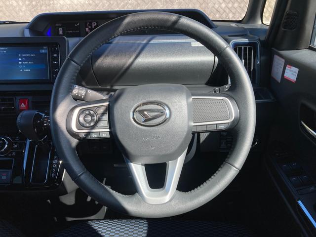 タント カスタムＲＳ　ターボ　禁煙車　両側パワースライド　純正ナビ　全周囲モニター　ハーフレザーシート　シートヒーター　ＬＥＤヘッドライト　衝突軽減ブレーキ　レーンキープ　前後クリソナ　純正１５インチＡＷ　車検整備付（17枚目）