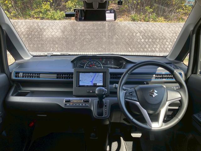 ワゴンＲ ハイブリッドＦＺ　禁煙　社外メモリーナビ　バックカメラ　ドライブレコーダー　Ｂｌｕｅｔｏｏｔｈ　インテリキー　衝突軽減ブレーキ　レーンキープ　ＬＥＤヘッドライト　シートヒーター　ＥＴＣ　オートライト　純正１４アルミ（6枚目）