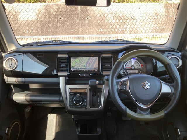 ハスラー ＪスタイルＩＩ　ユーザー買取　禁煙　ハーフレザー　衝突軽減ブレーキ　前席シートヒーター　純正ナビ　ＥＴＣ　フルセグ　純正１５インチＡＷ　レーンキープアシスト　Ｂｌｕｅｔｏｏｔｈ接続　ＵＳＢ接続　２０２５年製タイヤ装着（5枚目）