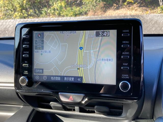 ヤリス ハイブリッドG ワンオーナー 禁煙 純正ナビ パノラミックビューモニター 衝突軽減ブレーキ LEDヘッドライト 前後ドラレコ ETC フルセグ レーダークルーズ プッシュスタート Bluetooth接続 車検整備付(15枚目)