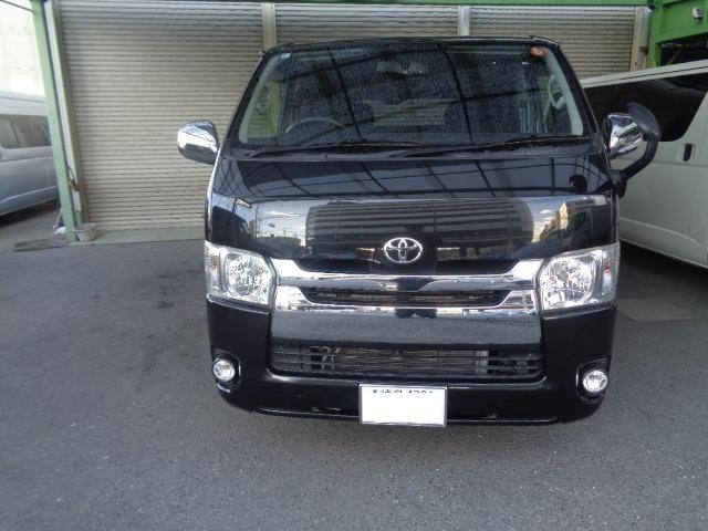 ハイエースバン ロングスーパーＧＬ　バックカメラ内蔵ミラー　ベットキット（5枚目）