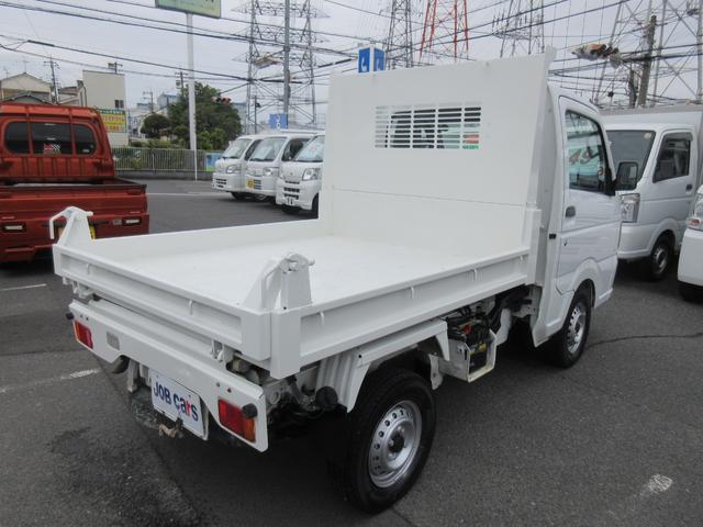 キャリイトラック 浅底ダンプ　パートタイム４ＷＤ　５速ＭＴ　電動油圧式ダンプ　ダンプ連動リヤゲート　ＥＴＣ　走行１．９万ｋｍ　パワステ　エアバッグ　軽商用車　事業用登録可（20枚目）