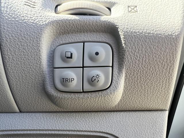 メーター設定のスイッチ類依
