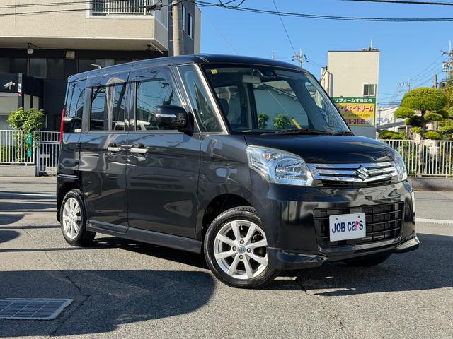 スペーシア Xリミテッド ナビTV 衝突軽減ブレーキ 両側電動スライド エンジンプッシュスタート スマートキー シートヒーター Bluetooth DVD再生 ETC HID オートライト プライバシーガラス 電動格納ミラー(2枚目)