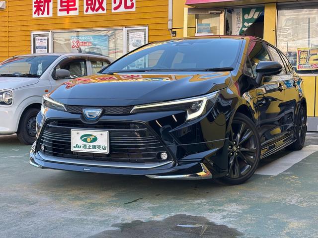 カローラツーリング ハイブリッド　ダブルバイビー　モデリスタＦＳＲエアロ　純正１０．５型ＤＡナビ　フルセグ　シートヒーター　ＥＴＣ２．０（2枚目）
