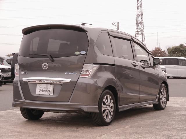 フリードハイブリッド ジャストセレクション ワンオーナー 7インチナビ バックカメラ ETC クルーズコントロール 両側電動スライドドア Bluetooth ディスチャージドライト 2列目ウォークスルー フルセグTV 純正アルミホイール 禁煙車(14枚目)