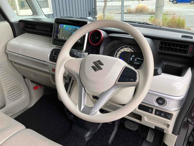 スペーシア ハイブリッドＸ　両側電動スライドドア　クリアランスソナー　レーンアシスト　衝突被害軽減システム　スマートキー　アイドリングストップ　シートヒーター　ベンチシート　ＣＶＴ　盗難防止システム　ＡＢＳ　ＥＳＣ　ＣＤ（10枚目）