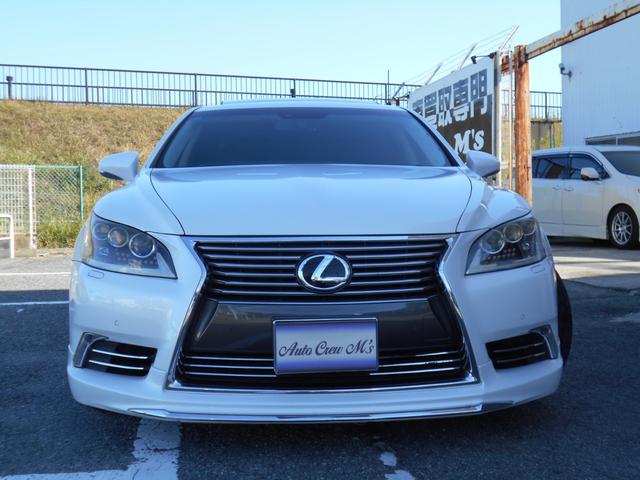 ＬＳ ＬＳ４６０　バージョンＣ　Ｉパッケージ　純正ナビＴＶ　サンルーフ　黒レザーシート　３眼ＬＥＤヘッドライト　純正１８ＡＷ　外フロントスポイラー　リア電動ブラインド　ビルトインＥＴＣ　ブラックウッドパネル　エアサスコントローラー　ローダウン（2枚目）