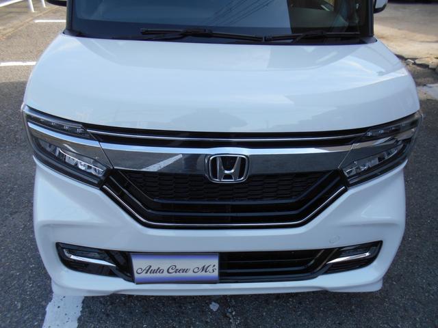 N-BOXカスタム G・Lホンダセンシング カロッツェリアナビTV リアモニター LEDヘッドライト lEDフォグ 外16AW 両側パワスラ 黒レザー調シートカバー 前後ドラレコ ETC バックカメラ リアサイドブラインド 室内LED灯(51枚目)