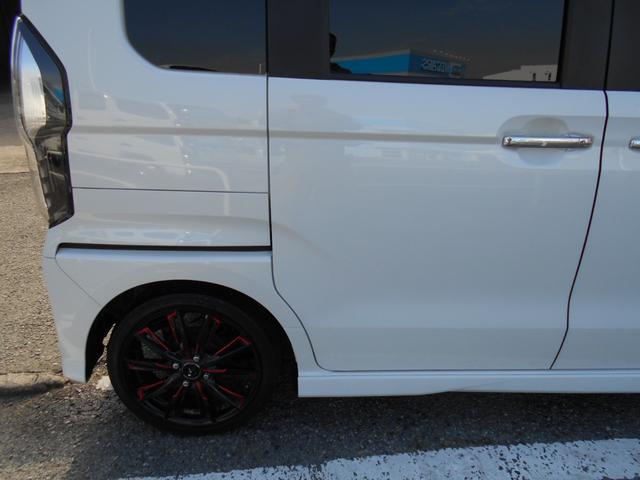 N-BOXカスタム G・Lホンダセンシング カロッツェリアナビTV リアモニター LEDヘッドライト lEDフォグ 外16AW 両側パワスラ 黒レザー調シートカバー 前後ドラレコ ETC バックカメラ リアサイドブラインド 室内LED灯(54枚目)