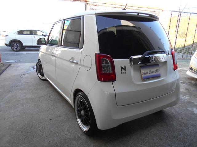 Ｎ－ＯＮＥ ツアラー　ＳＳパッケージ　ワンオーナー　ターボ車　ケンウッドナビＴＶ　バックカメラ　黒レザー調シートカバー　ＲＳモータースポーツギア１６ＡＷ　ダウンサス　パドルシフト　ドラレコ　ＥＴＣ　プッシュスタート　スマートキー（9枚目）