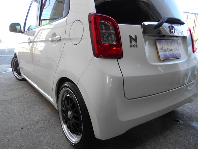 Ｎ－ＯＮＥ ツアラー　ＳＳパッケージ　ワンオーナー　ターボ車　ケンウッドナビＴＶ　バックカメラ　黒レザー調シートカバー　ＲＳモータースポーツギア１６ＡＷ　ダウンサス　パドルシフト　ドラレコ　ＥＴＣ　プッシュスタート　スマートキー（55枚目）