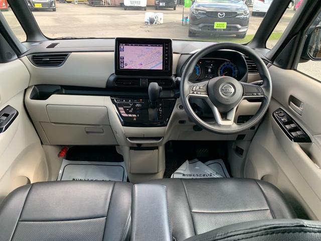 ルークス Ｘ　全国１年間保証　純正９インチナビ　ＥＴＣ　エマージェンシーブレーキ　アラウンドビューモニター　レザー調シートカバー　片側パワースライドドア（11枚目）