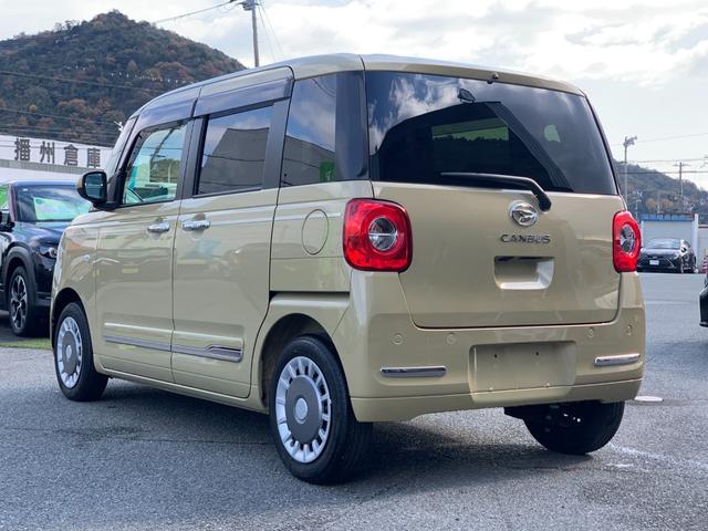 ムーヴキャンバス セオリーＧ　全国１年間保証　純正１０型ナビ　Ｂカメラ　ドラレコ　スマアシＩＩＩ　両側ＰＳドア　電動Ｐブレーキ　前席シートヒーター　キーフリー　オートエアコン　ドリンクヒーター（8枚目）