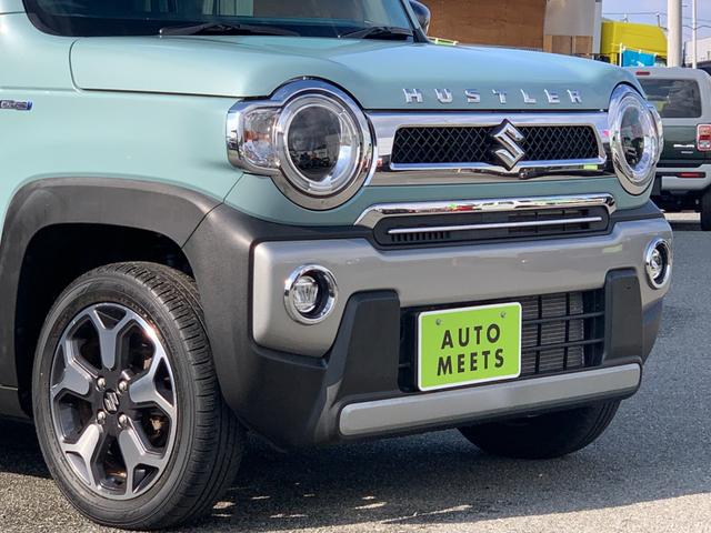 ハスラー Jスタイル 全国1年間保証 ナビ ETC スズキセーフティサポート 本革巻きハンドル マイルドハイブリッド LEDライト アルミ 専用エクステリア キーフリー オートエアコン(4枚目)