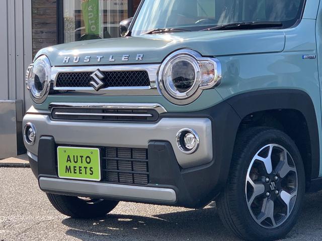 ハスラー Jスタイル 全国1年間保証 ナビ ETC スズキセーフティサポート 本革巻きハンドル マイルドハイブリッド LEDライト アルミ 専用エクステリア キーフリー オートエアコン(5枚目)