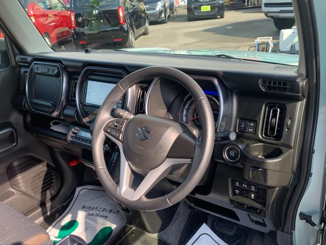 ハスラー Jスタイル 全国1年間保証 ナビ ETC スズキセーフティサポート 本革巻きハンドル マイルドハイブリッド LEDライト アルミ 専用エクステリア キーフリー オートエアコン(13枚目)