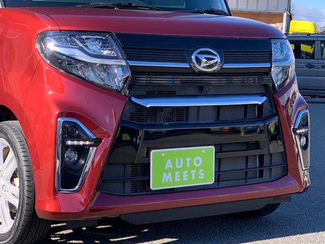 タント カスタムＸ　全国１年間保証　純正ナビ　Ｂカメラ　両側パワースライドドア　スマアシＩＩＩ　アルミ　ＬＥＤヘッドライト　キーフリー　オートエアコン（4枚目）