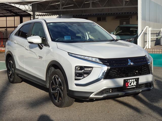 エクリプスクロスPHEV G 本革シート 7型ワイドナビ ETC クルーズコントロール バックカメラ 後側方車両検知警報システム オートホールド スマートキー パーキングソナー シートヒーター ステアリングヒーター オートライト(5枚目)