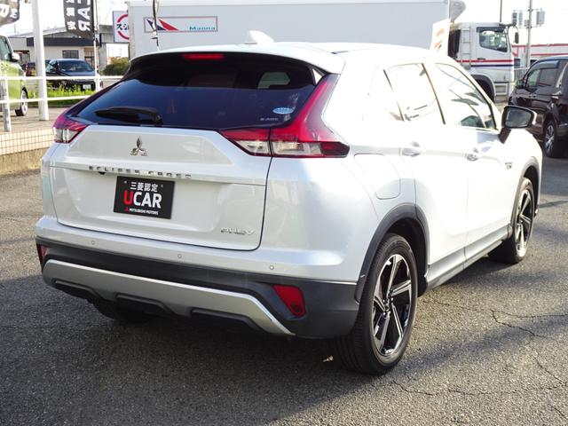 エクリプスクロスPHEV G 本革シート 7型ワイドナビ ETC クルーズコントロール バックカメラ 後側方車両検知警報システム オートホールド スマートキー パーキングソナー シートヒーター ステアリングヒーター オートライト(7枚目)