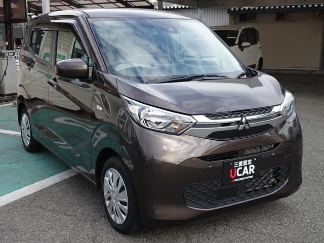 ｅＫワゴン Ｍ　メモリーナビ　バックカメラ　ドライブレコーダー　バックカメラ　衝突被害軽減ブレーキ　ＥＴＣ　シートヒーター　ベンチシート　シートカバー　オートライト　オートマチックハイビーム　キーレスキー（4枚目）