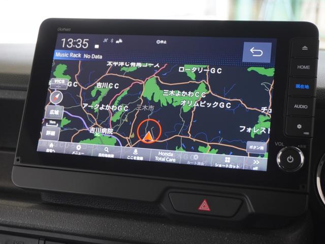 N-BOXカスタム ベースグレード 純正ナビ/Bluetooth・ラジオ/衝突軽減ブレーキ(車線認識)両側電動スライドドアフロントドライブレコーダークルーズコントロール2年保証(2枚目)