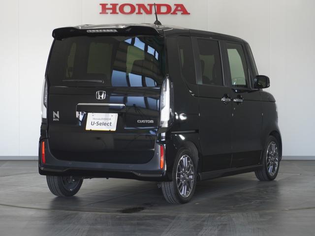 N-BOXカスタム ターボ 当社試乗車純正ナビ/Bluetooth・ラジオ/衝突軽減ブレーキ(車線認識)両側電動スライドドアスマートキークルーズコントロールフロントドライブレコーダー2年保証(17枚目)