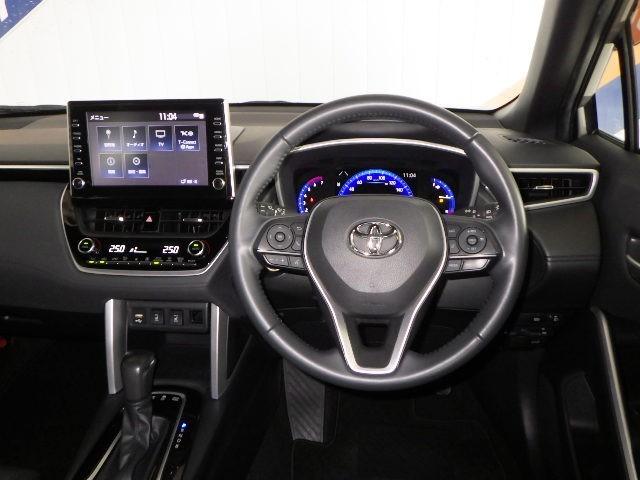 カローラクロス ハイブリッド Z フルセグ メモリーナビ ミュージックプレイヤー接続可 バックカメラ 衝突被害軽減システム ETC LEDヘッドランプ ワンオーナー(7枚目)