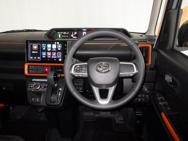 タント ファンクロスターボ フルセグ ミュージックプレイヤー接続可 バックカメラ 衝突被害軽減システム ETC 両側電動スライド LEDヘッドランプ フルエアロ アイドリングストップ(7枚目)