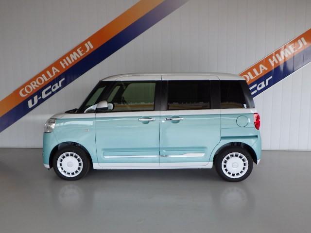 ムーヴキャンバス ストライプスＧターボ　衝突被害軽減システム　両側電動スライド　ＬＥＤヘッドランプ　アイドリングストップ（2枚目）