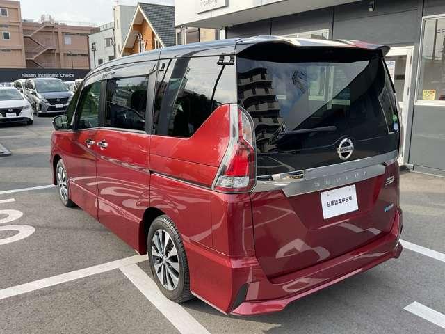 セレナ ハイウェイスター　クルーズコントロール／エマージェンシーブレーキ／横滑り防止装置／踏み間違え防止アシスト／メモリーナビ／アラウンドビューモニター／ＥＴＣ／前ドラレコ／ＬＥＤヘッドライト／ハンズフリーオートスライドドア（2枚目）