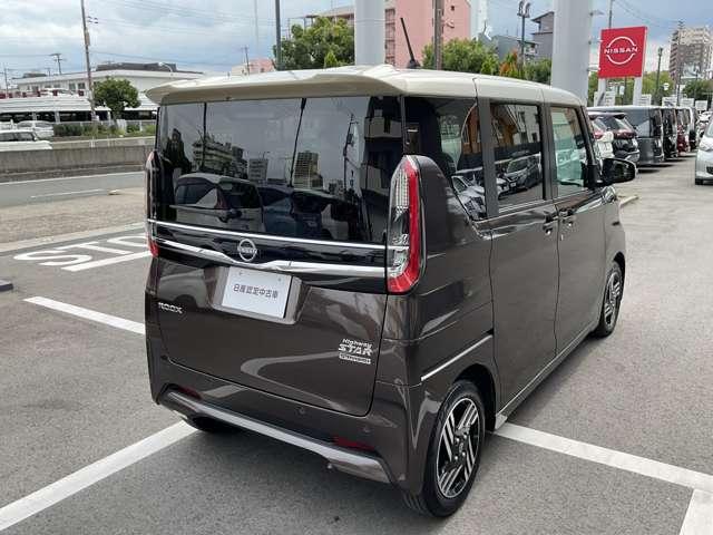 ルークス 660 ハイウェイスターX メモリーナビ アラウンドビューモニター 純正フロント・車室内ドライブレコーダー ETC2.0 インテリジェントキー 両側オートスライドドア SOSコール シーリングファン エマージェンシーブレーキ(2枚目)