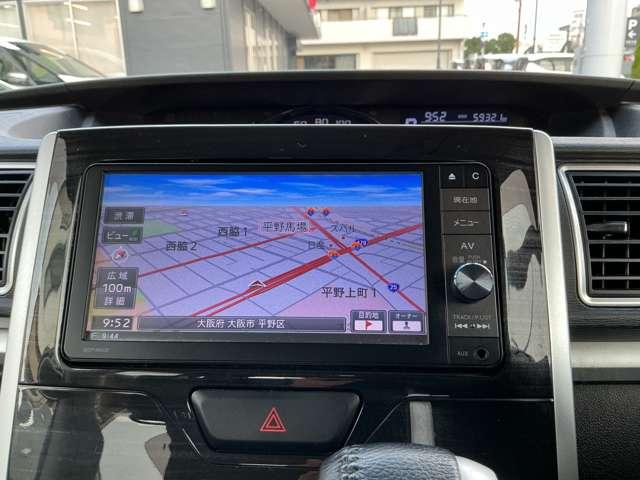 タント ６６０　カスタム　ＲＳ　トップエディション　ＳＡＩＩ　メモリーナビ　バックモニター　両側オートスライドドア　ＬＥＤヘッドライト　ＣＤ・ＤＶＤ再生可能　スマートキー　エマージェンシーブレーキ　純正アルミホイール（5枚目）