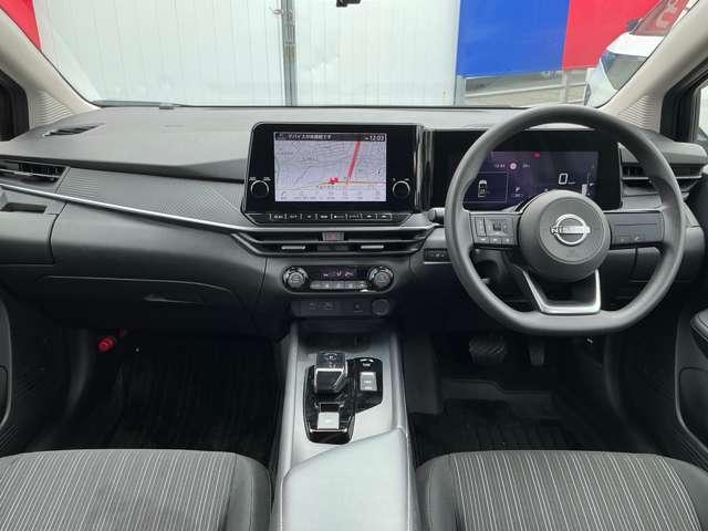ノート １．２　Ｘ　日産コネクト９インチナビ　ＥＴＣ２．０　リアカメラ　衝突被害軽減ブレ－キ　全方位カメラ　ＥＴＣ付　禁煙車　ＬＥＤヘッドライト　レーンアシスト　インテリジェントキー　ワンオーナー　ドラレコ　アイドリングストップ　盗難防止システム　ワンセグＴＶ（3枚目）