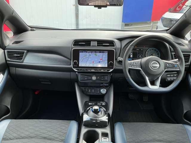 リーフ e+ AUTECH 寒冷仕様 プロパイロット インテリジェントアラウンドビューモニター LED レーンキープアシスト ドラレコ バックカメラ インテリジェントキー レーダークルーズコントロール ワンオーナー 寒冷地仕様 禁煙 ナビTV キーフリー(3枚目)