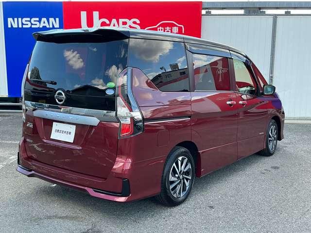 セレナ ハイウェイスター　Ｖ　ガソリンエンジン車　プロパイロット　サイドエアバッグ　アラウンドビュ－　１オナ　アルミ　衝突被害軽減　ＬＤＰ　エアバッグ　両側オートスライドドア　ＬＥＤライト　インテリジェントキー　禁煙　サイドカメラ　メモリーナビ　アイドリングストップ（2枚目）