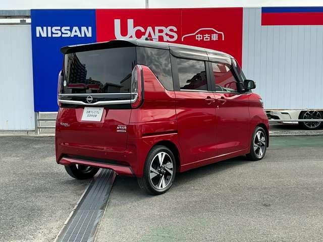 ルークス ハイウェイスターGターボ 片側オートスライドドア 両側スライド片側電動ドア 助手席エアバッグ アイドリングストップ機能 インテリキ- 1オーナー レーンキープ 禁煙車 LEDヘッドランプ ETC ドライブレコーダー バックモニター キーフリー ABS(2枚目)