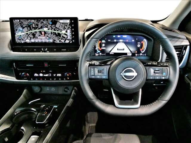 エクストレイル １．５　Ｇ　ｅ－４ＯＲＣＥ　４ＷＤ　ニッサンコネクトナビ　本革Ｓ　試乗車　１オーナー　パークアシスト　寒冷地仕様　ＬＥＤヘッドランプ　ナビＴＶ　スマートキー　レーダークルーズ　ＬＫＡ　キーフリー　ＥＴＣ　４ＷＤ　アルミホイール　メモリーナビ　バックカメラ（3枚目）