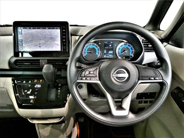 ルークス 660 X 大画面ナビ アラウンドM アルミホイール アラモニ 前後衝突軽減ブレーキ ワンオーナー車 車線逸脱防止 ETC アルミホイール スマートキー キーフリー ドライブレコーダー i-stop フルオートエアコン パワーウインドウ LED 盗難防止(3枚目)