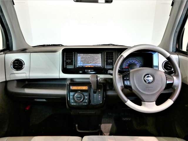 モコ 660 ドルチェX メモリーナビ 前後ドラレコ ワンオーナー イモビライザー ETC スマートキー オートエアコン ナビTV Iストップ ドラレコ パワーウィンドウ アルミホイール デュアルエアバック ワンセグテレビ ABS 運転席エアバック パワステ 1オーナ(4枚目)