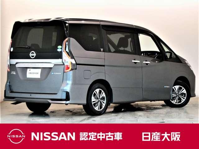 セレナ ｅ－ＰＯＷＥＲ　ハイウェイスターＶ　大画面ナビ　後席モニター　エマジェンシーブレーキ　１オナ　スマキー　バックカメラ　ＬＥＤ　レーンアシスト　ＥＴＣ　ドラレコ　Ａストップ　イモビ　フルオートエアコン　アルミホイール　エアバック　メモリーナビ　キーフリー　ナビＴＶ（2枚目）