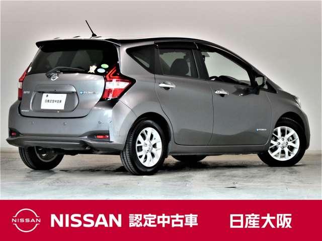 ノート １．２　ｅ－ＰＯＷＥＲメダリスト　メモリーナビ　アラウンドＭ　被害軽減ブレーキ　ＴＶナビ　ドライブレコーダ　バックモニター　インテリキー　アイドリングストップ　盗難防止装置　ＬＥＤランプ　車線逸脱警報システム　ワンオーナー　キーフリー　アルミホイール　ＥＴＣ（2枚目）