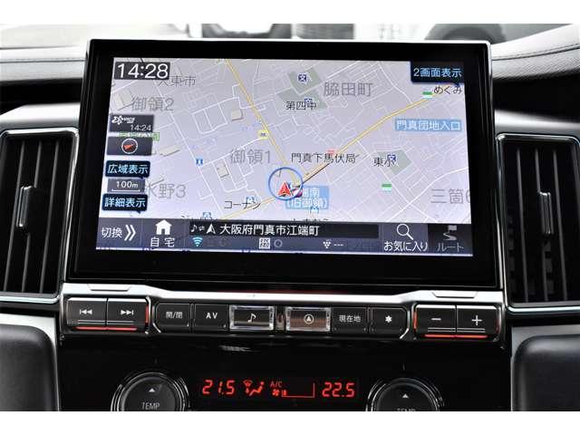 デリカD:5 P ナビ 両側電動スライドドア 後席モニター Bモニター 地デジ LEDヘッドランプ DVD再生 ナビTV シートヒーター ETC 4WD 電動シ-ト 寒冷地仕様 メモリナビ ABS 3列 オートエアコン(6枚目)