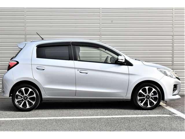 ミラージュ Ｍ　ナビ　シートヒーター　ＥＴＣ　バックカメラ　横滑り防止　フルセグテレビ　ＤＶＤ再生　ＥＴＣ　ＡＢＳ　アイドリングストップ　盗難防止装置　エアコン　アルミホイール　パワーウインドウ　助手席エアバッグ（2枚目）