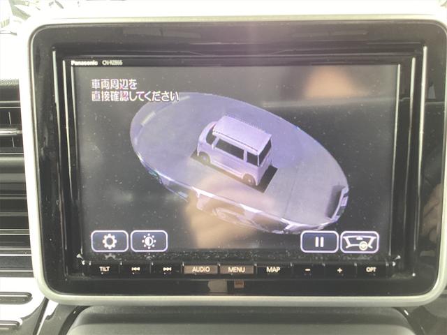 スペーシアカスタム ハイブリッドＸＳ　ドライブレコーダー　全周囲カメラ　両側電動スライドドア　ＴＶ　クリアランスソナー　オートクルーズコントロール　オートライト　ＬＥＤヘッドランプ　スマートキー　アイドリングストップ　電動格納ミラー（4枚目）