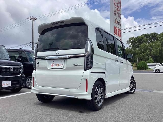 Ｎ－ＢＯＸカスタム Ｌ　ＥＴＣ　バックカメラ　両側電動スライドドア　クリアランスソナー　オートクルーズコントロール　レーンアシスト　衝突被害軽減システム　オートライト　スマートキー　アイドリングストップ　電動格納ミラー（18枚目）