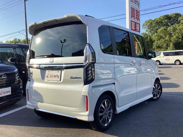Ｎ－ＢＯＸカスタム Ｌ　ドライブレコーダー　ＥＴＣ　バックカメラ　両側スライド・片側電動　ナビ　ＴＶ　クリアランスソナー　オートクルーズコントロール　レーンアシスト　衝突被害軽減システム　オートライト　ＬＥＤヘッドランプ（17枚目）