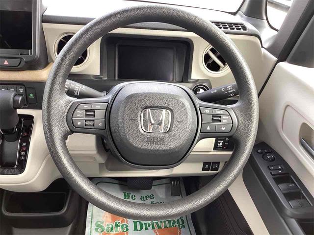 N-BOX ベースグレード バックカメラ 両側スライド・片側電動 クリアランスソナー オートクルーズコントロール レーンアシスト オートライト スマートキー アイドリングストップ 電動格納ミラー シートヒーター ベンチシート(33枚目)